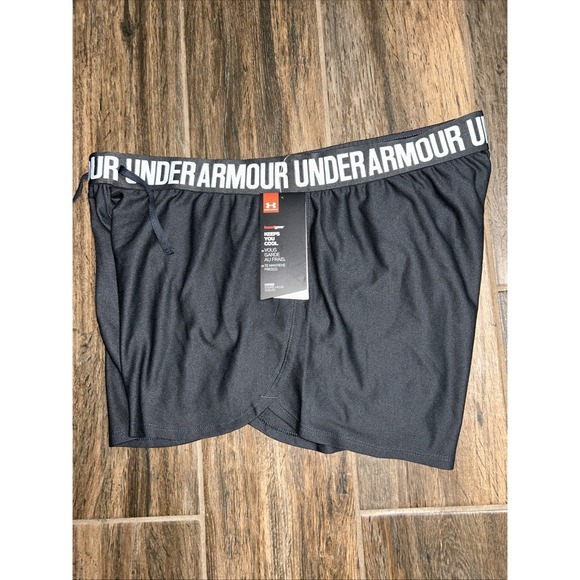 NWT Under Armour‎ Womens Heatgear Running Shorts Gray Size L - Picture 7 of 14